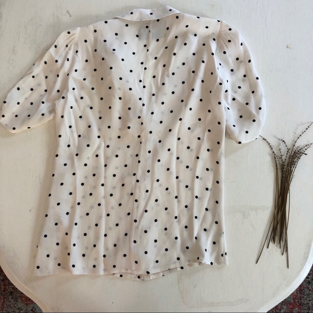 Reformation Imogene Top in Polkadot - Picture 4 of 7